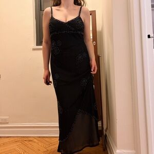 Vintage Caché Cache beaded gown